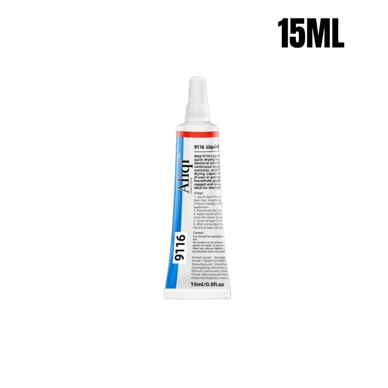 Waterproof Liquid Electrical Tape Rubber Insulating Cable Wire Coat Glue Insulation Adhesives Sealer Home Fix Line Glue - 15m