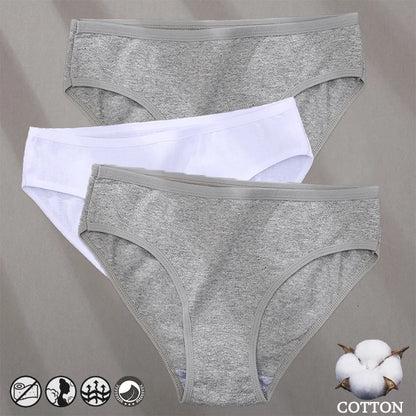 Cotton Panties Jacquard Design Pattern Women Panties Underwear Sexy Female Lingerie Briefs Solid Color Intimate Pantys for Wo