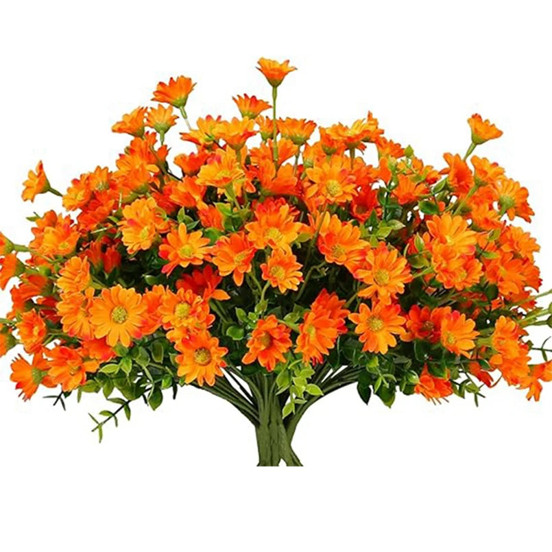 21 Heads Artificial Flower Autumn Silk Daisy Bouquet Decor Vase Home Wedding Decor Household Products Holiday Party DIY Gift 