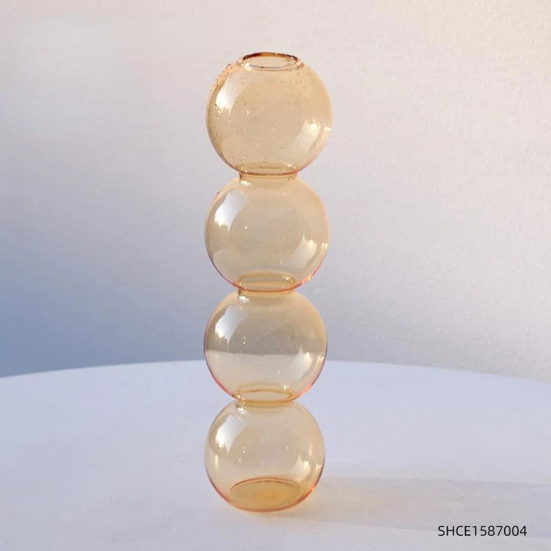 Nordic Glass Vase Home Decor Living Room Decoration Terrarium Flower Vase Plant Pots Decorative Home Accessories Decoration G