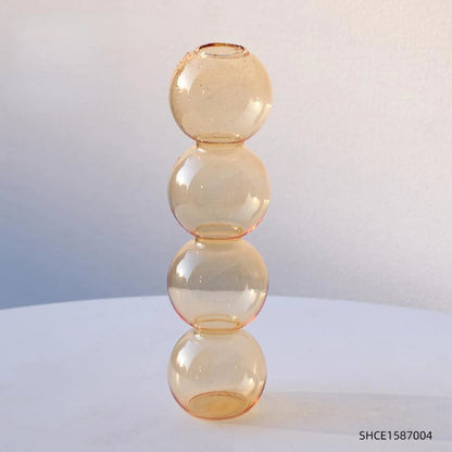 Nordic Glass Vase Home Decor Living Room Decoration Terrarium Flower Vase Plant Pots Decorative Home Accessories Decoration G