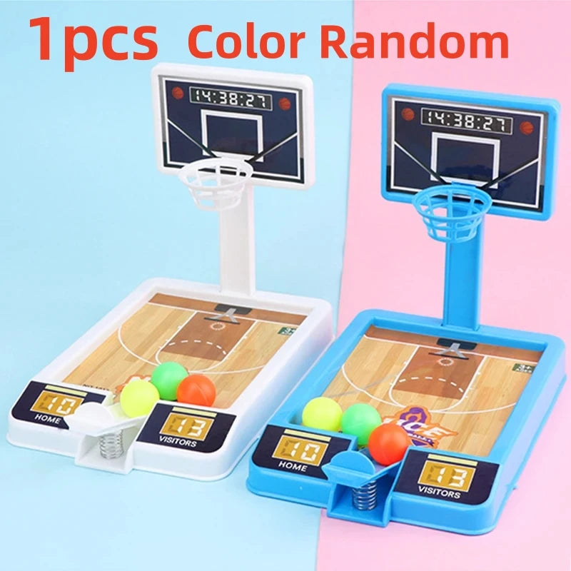 Board Game Mini Basketball Finger Shooting Machine Party Table Interactive Sport Games Parents Children Boys Girls Desktop To