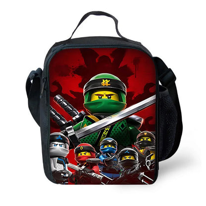 Child School Cool Game NinjagoS-Backpack with Lunch Bags ,Pencil Bags ,School Bags for Boys Girls Best Gift - CB-46X23A4