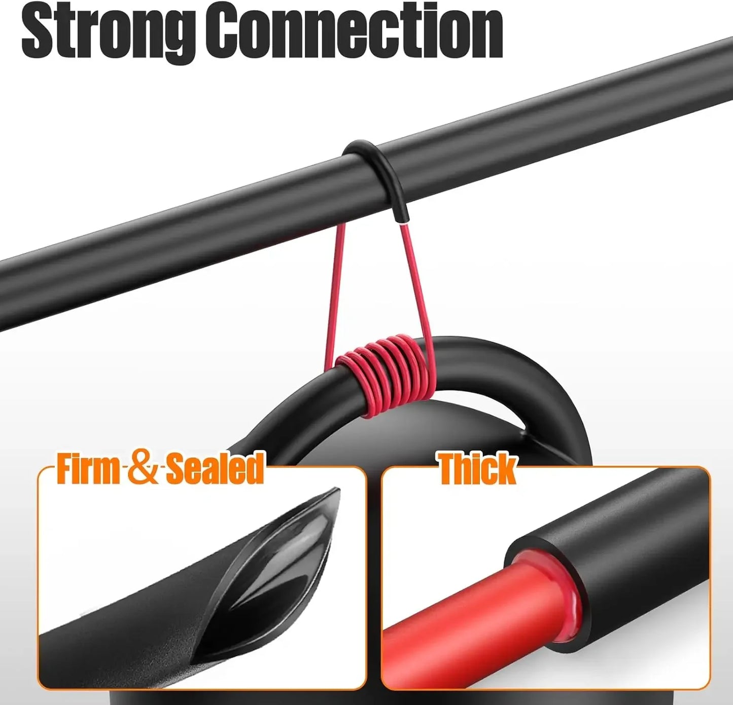 2M 4:1 Heat Shrink Tubing Adhesive Waterproof Glue Insulated Dual Wall Black Heat Shrinkable Tube 4/6/8/12/16/18/20/24 MM