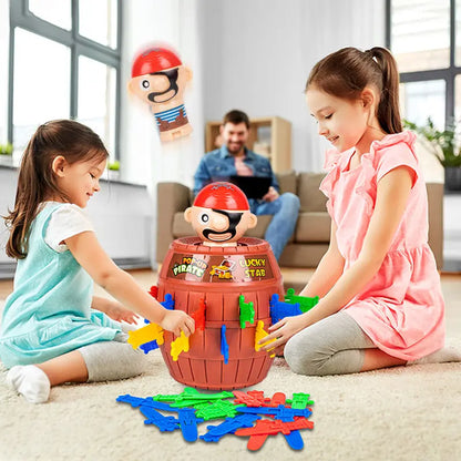 Pirate Board Game Montessori Family Gathering Game Funny Toy Lucky Game Jumping Pirates Board Games Boys and Girls Gift