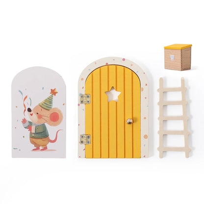 Baby Room Wooden Miniature Dollhouse Mini Home Fairy Elf Door Decorations Wood Wall Ornaments Outdoor Yard Garden Decor Craft