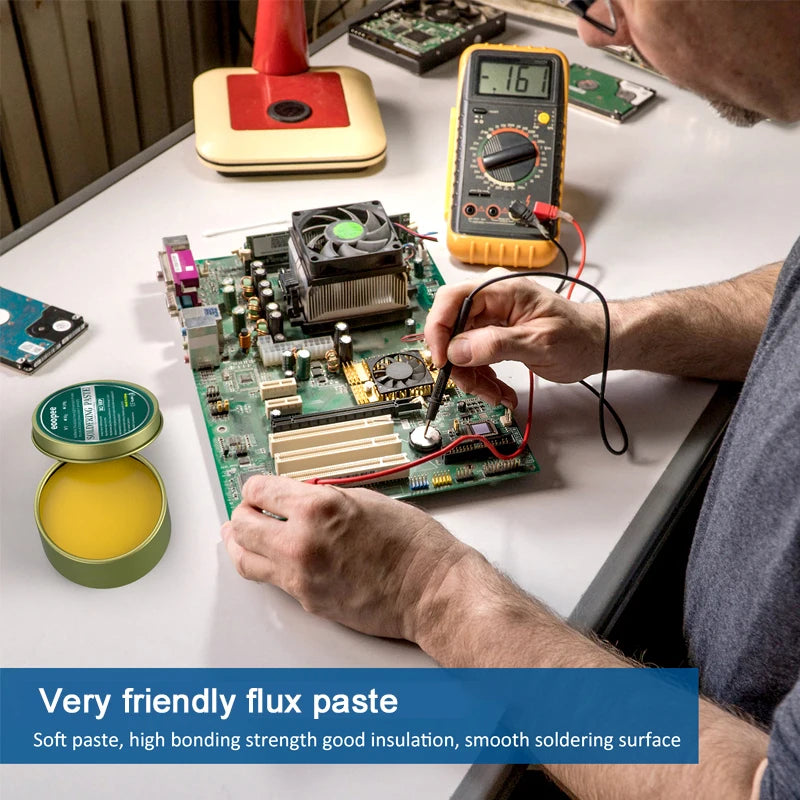 Solder Paste Rosin Flux 10g/30g/100g Lead-free Welding Flux Iron Repair Welding Paste Soldering Tin Soldering Oil Soldering F