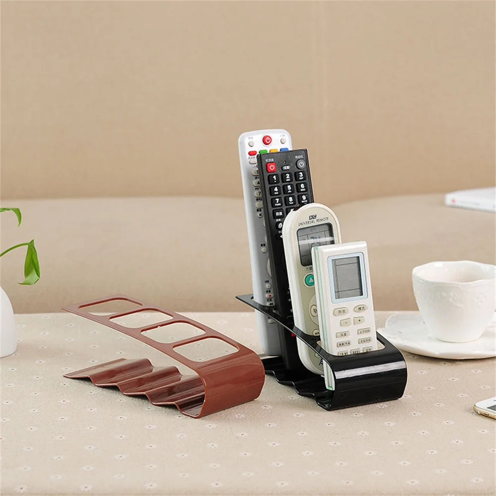 4 Section Tv Remote Control Stand Holder Home Appliance Remote Control Storage Rack Desktop Bracket For Home Living Room Offi