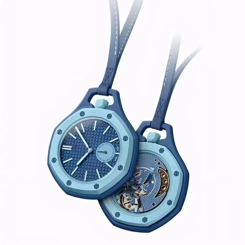 2026 New Hot Pocket Watch Octagonal Pop Style Neck Quartz Movement Candy Color Quartz Watch Color Niche Personality Removable