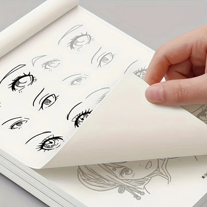 Anime Character Line Art Drawing Book: A Simple Hand-drawing Exercise Book for Beginners - 48 Pages of Outline Patterns
