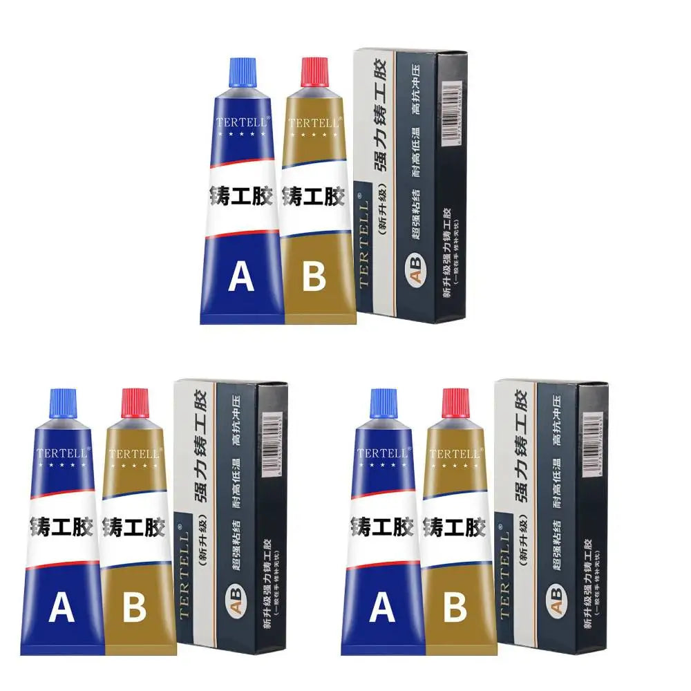 Cold Welding Glue Metal Repair Glue Heat-resistant AB Sealant High-strength Magic Plastic Repair Casting Adhesive Epoxy Resin