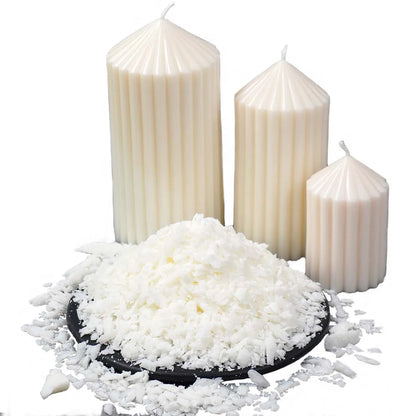 500g/1kg Natural Soy Wax Flake DIY Candle Making Supplies Scented Candle Raw Material Smokeless Candles Wicks Making Crafts