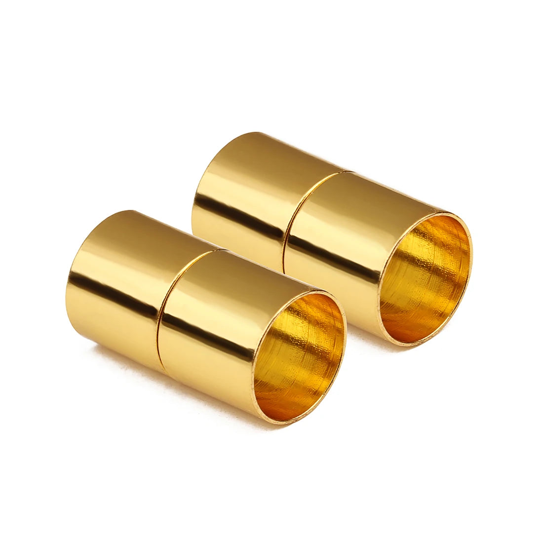 5 Sets/Lot 5 6 8 10 12 14mm Gold Color Strong Magnetic Clasps for Jewelry Making DIY Leather Cord Bracelet Connectors