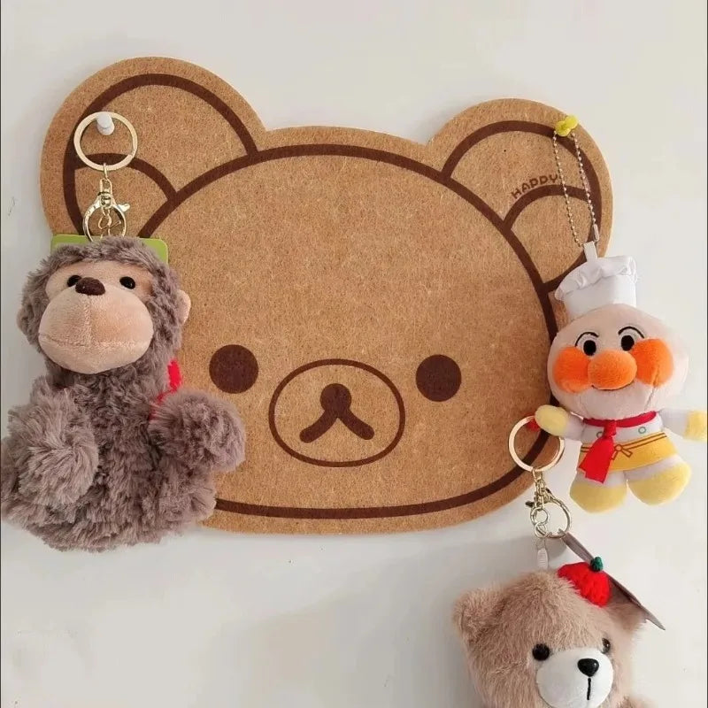 Cartoon Felt Board Home Decor Wall Decor Panel Felt Posters on The Wall Bear Wall Sticker Rilakkumas Children's Room Decorati