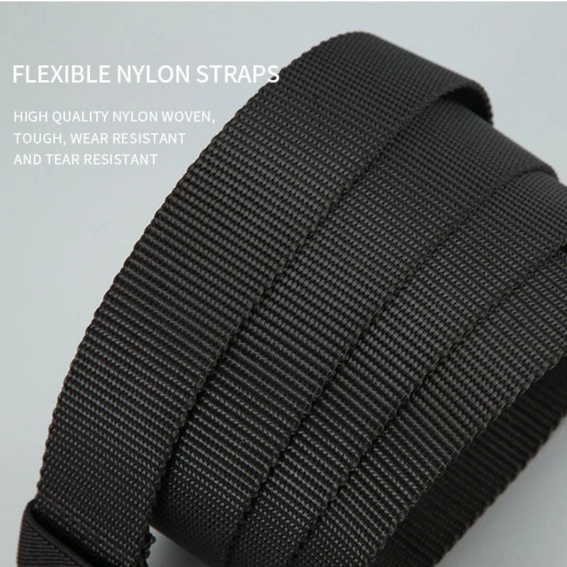 Men's Belt Outdoor Hunting Tactics Belt Multi functional Buckle Nylon Belt Marine Corps Canvas Belt