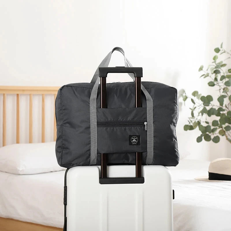 Foldable Travel Duffel Bag for Airlines Carry on Bag for Women and Girls Lightweight Large Capacity Sports Weekend Trip Overn