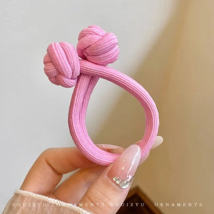 Simplicity Stretch Rubber Hair Ties for Women High Elasticity Fashion Girl Head Rope Scrunchie Hair Accessories - 01