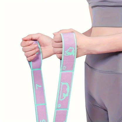 Yoga & Pilates Training Bands for Full-Body Workouts - Extra Thick Portable & Non-Slip Design for Home Gym Dance Studio & Tra