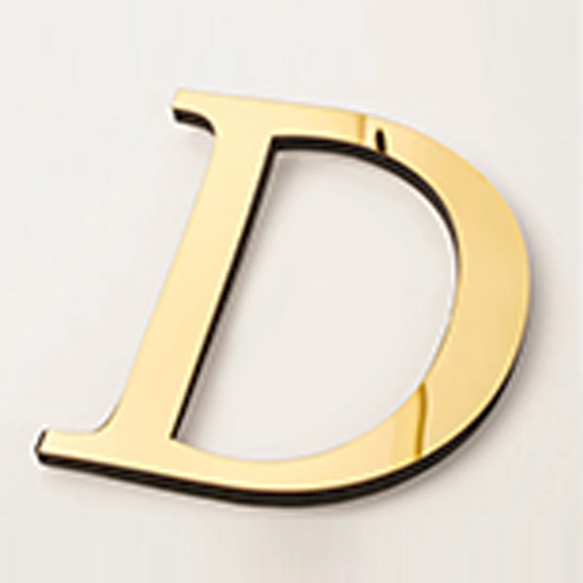 20cm Gold Acrylic Mirror English Letters Wall Stickers Birthday Decoration Festival Party Wedding Decor Self-adhesive Art Mur