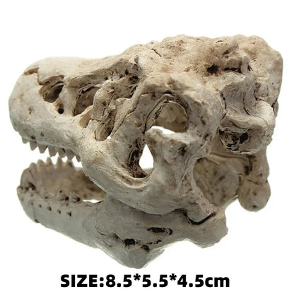 Dinosaur Fossil Model Fish Tank Aquarium Artificial Decoration Landscaping Ornaments Horror Props Art Deco Handicrafts Orname