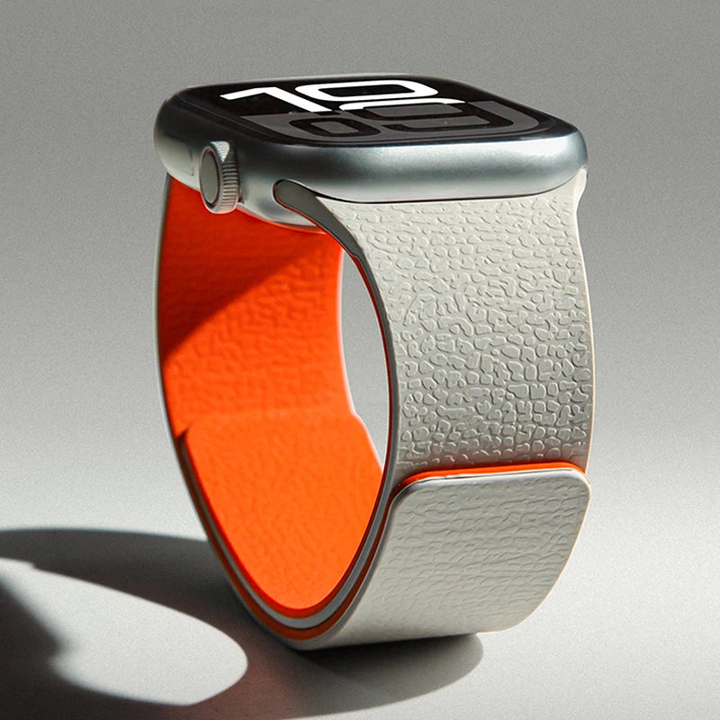 Silicone Magnetic Strap for Apple watch Bands 44mm 40mm 41mm 42mm 46mm 45mm 49mm correa iWatch Series 11 10 SE3 9 8 7 6 Ultra