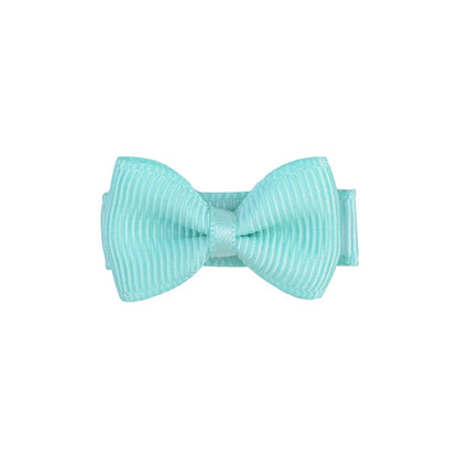 1.2 Inches Solid Colors Mini Hair Bows With Clip For Kids Girls Hairgrips Ribbon Covered Safety Bows Headwear Hair Accessorie