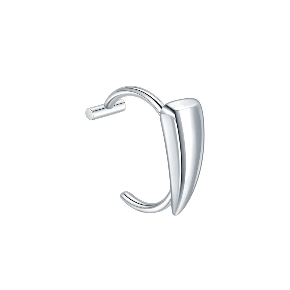 1PC Stainless Steel Fake Nose Ring Hoop Septum Rings Non-Pierced C Clip Lip Ring Earring Fake Nose Piercings Women Body Jewel