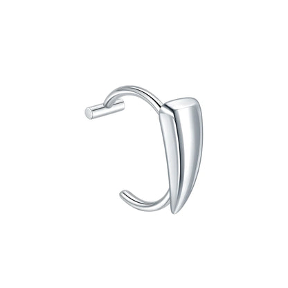 1PC Stainless Steel Fake Nose Ring Hoop Septum Rings Non-Pierced C Clip Lip Ring Earring Fake Nose Piercings Women Body Jewel
