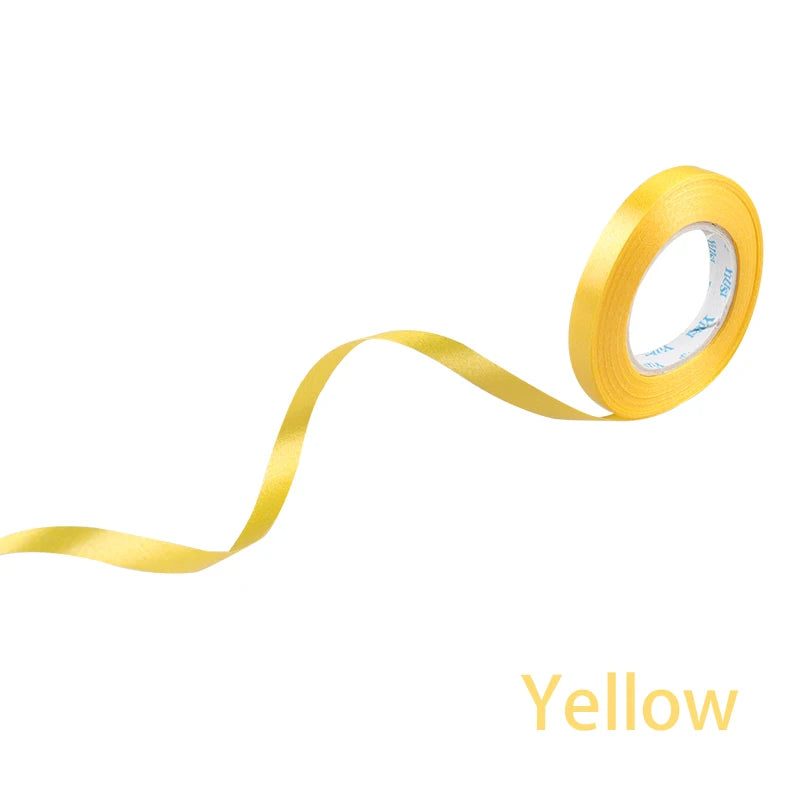 10metre/Roll Balloon Ribbon Birthday Party Decoration Supplies Wedding Accessories DIY 5mm Balloon Rope Satin Colourful Ribbo