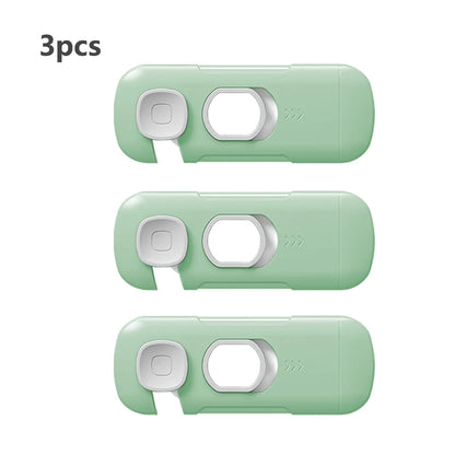 1/2/3/5pcs Child Safety Cabinet Lock Security Protection Home Refrigerator Safety Buckle Baby Anti-Pinch Hand Drawer Door Loc