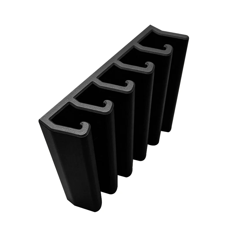Kitchen Food Container Lid Holder Cabinet Space Saving Organizer Rack Plastic Shelf Hanger Bracket Wall Multi-Slot Sturdy Hoo