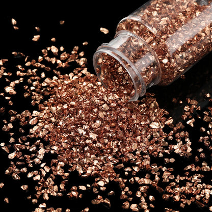 30g/Bottle Glass Crushed Stones Resin Fillings for DIY Epoxy Resin Mold Irregular Crystal Nail Art Decoration Jewelry Making 