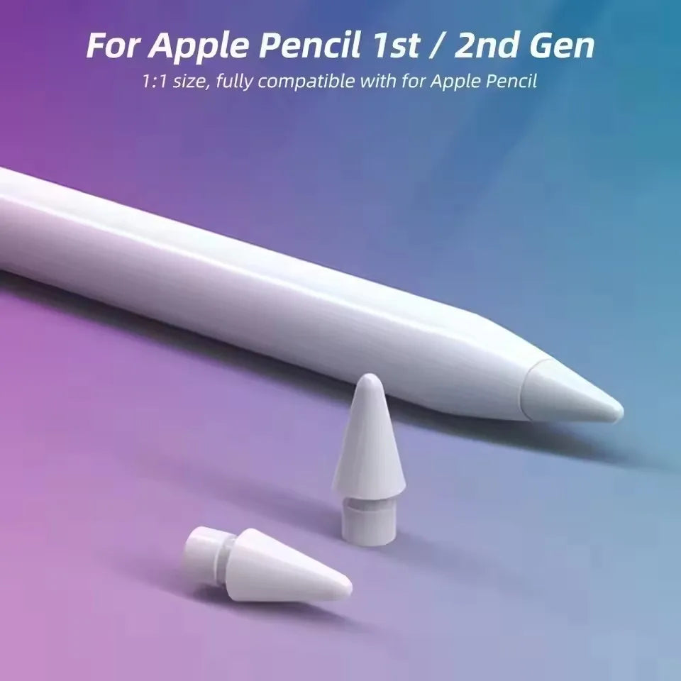 Replacement Pencil Tips for Apple Pencil 1st 2nd Generation iPencil Smooth Spare Nibs for iPad Pro Pencil 1/2 Stylus Fine Nib