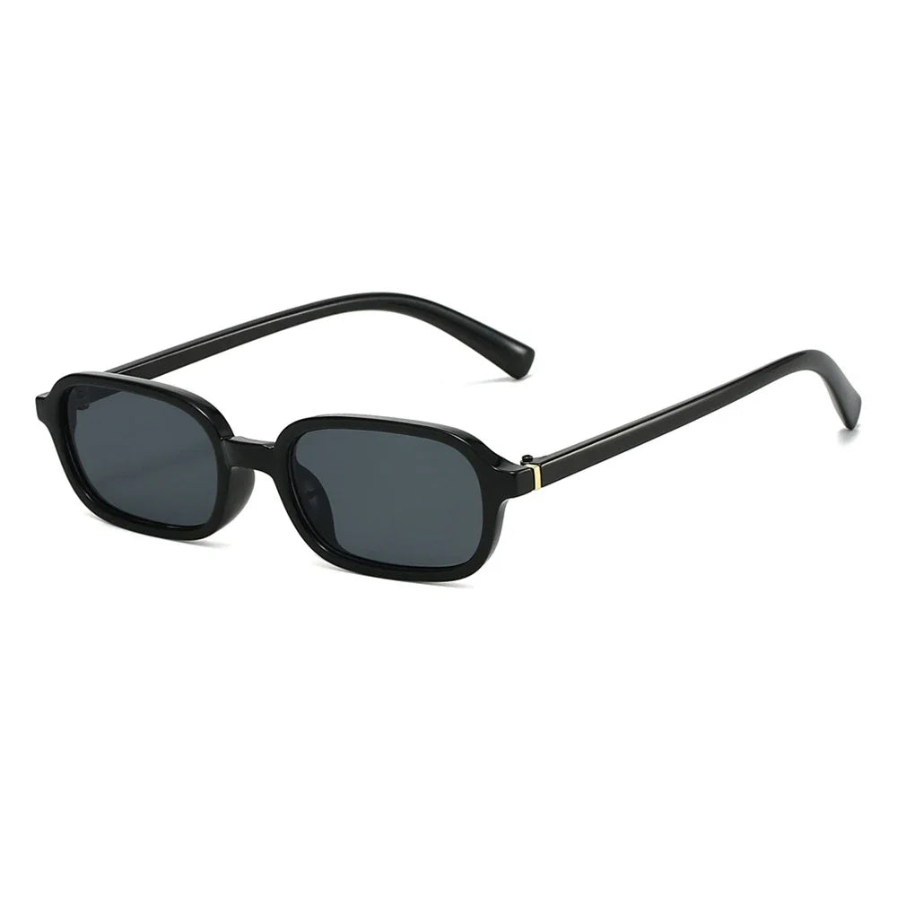 KLASSNUM Vintage Sunglasses Men Women 2026 Trendy Eyewear Rectangle Sun Glasses Anti UV400 Shades Eyepiece Small Square Glass