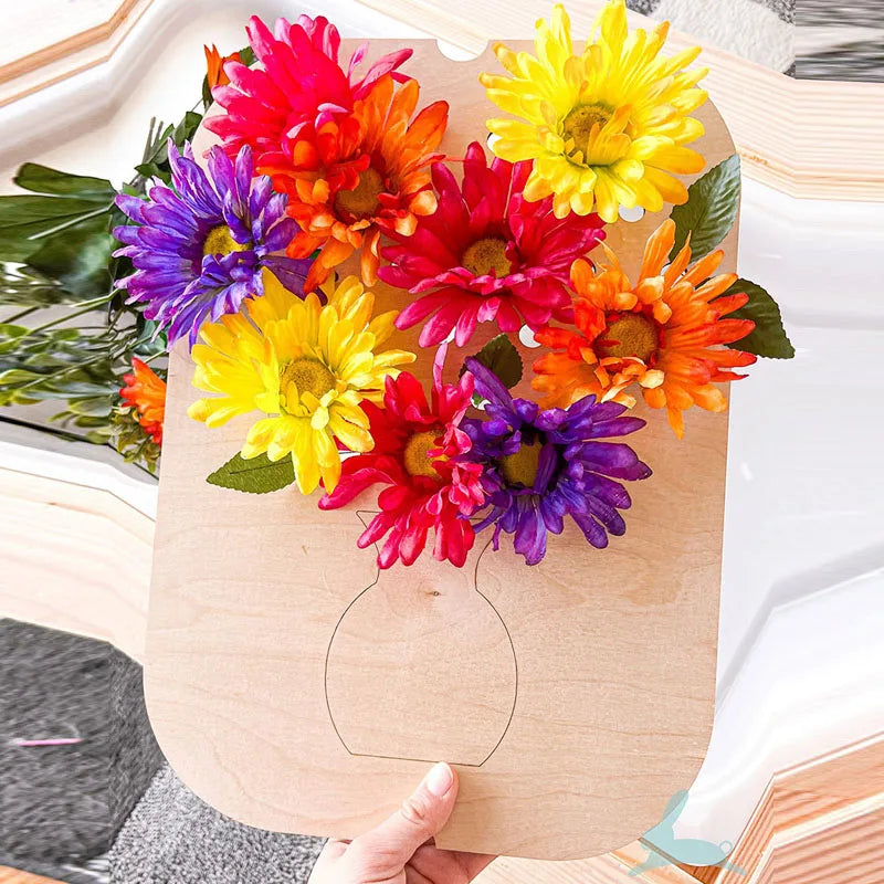 Children's Sensory Tray Table Color Hairball Game Wooden Tile Montessori Early Education Toys Kids Toys Educational Accessori