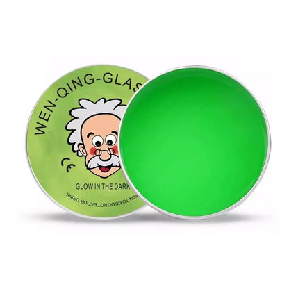 Lab Putty Crystal Clear Glass (1 Pack) Beste Denkende Slimme Crazy Stress Putty met Tin, Sensory & Bouncing Speelgoed - Green