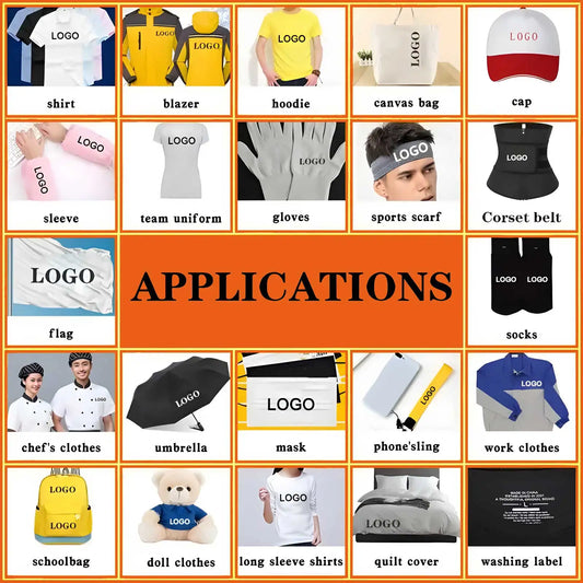 Custom Logo Or Pictures Iron-On Transfer For Clothing DIY A-Level Washable T-shirts Thermal Stickers DTF Heat Transfer Patche