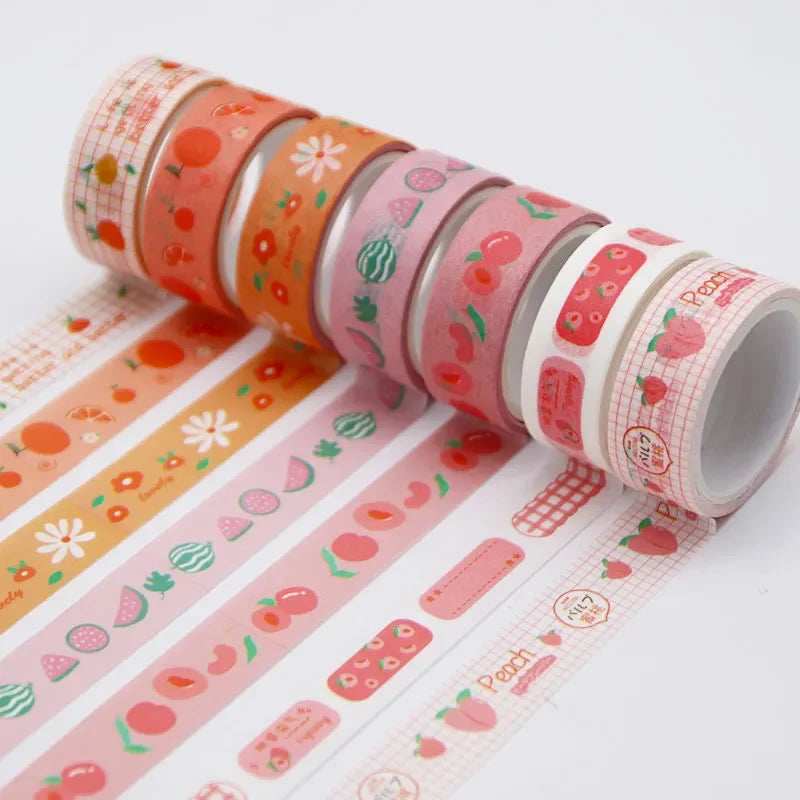 Masking Tape Set, 60 Pcs Cute Washi Tape, Decorative Masking Tape for Scrapbooking, Journaling, Gift Wrapping, DIY Projects