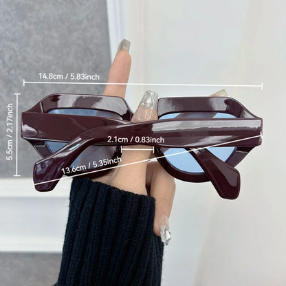 Casual Vintage Square Sunglasses For Women Men Classical Brand Retro Round Sun Glasses Unisex Oculos