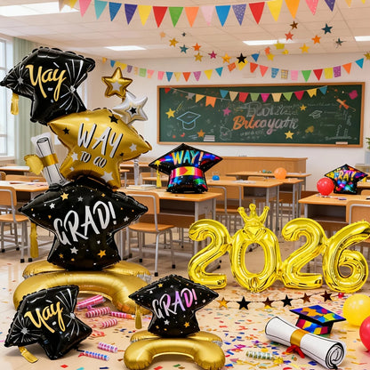 2026 Graduation Season Decoration Balloon 2026 Balloon for Graduation Season Campus Decoration Balloon Indoor and Outdoor Dec