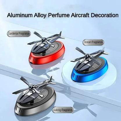Solar Aircraft Car Decoration Ornaments Car Interior Accessories Desktop Ornament Gift For Woman, Man, Car Enthusiast