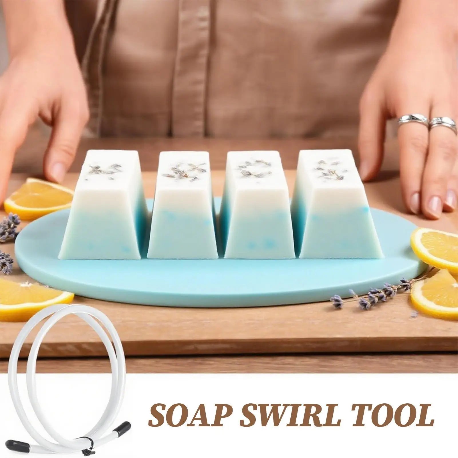 Soap Swirling Tool Bendable Soap Making Supplies Molding Attachment Handmade DIY Soap Craft Tools Home Art Workshop Equipment