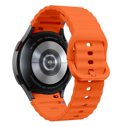 Original Silicone Band for Samsung Galaxy Watch 7 FE 6 4 Classic 5 Pro 44mm 40mm 43mm 47mm 45mm Bracelet Galaxy Watch6 7 Stra