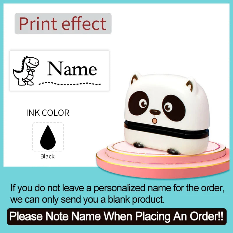 Personalized Name Stamp Set - Custom Waterproof Seal for Organizing Clothes,Shoe,School Supplies,Durable Back To School Gift