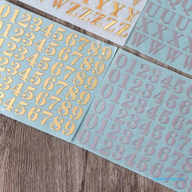 2piece Letter Stickers Self Adhesive Alphabet Stickers Self Adhesive Letters Gift