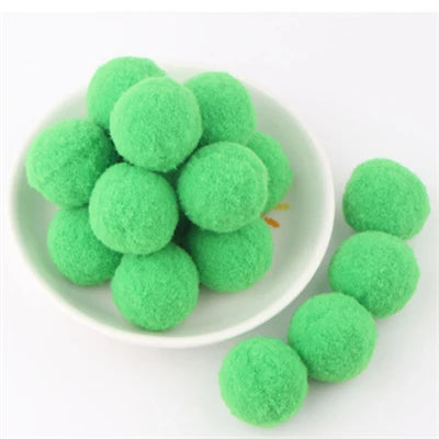 Soft Pompom Fluffy Pompones Plush Craft Pom Poms Ball Furball mini 8mm to 30mm Pompon Christmas Decoration Kids Toys crafts -