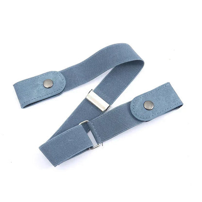 2024 Canvas Adjustable Elastic Waist Band Invisible Belt Buckle-Free Belts for Women Men Jean Pants Dress No Buckle Easy To W