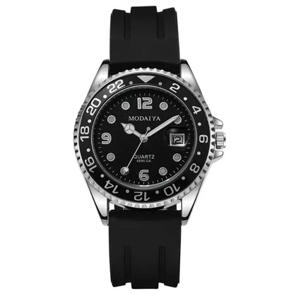 Fashion Men's Watches Date High-end Luxury Casual Sport Clock Classic Business Quartz Male Stainless Steel Wristwatches - B