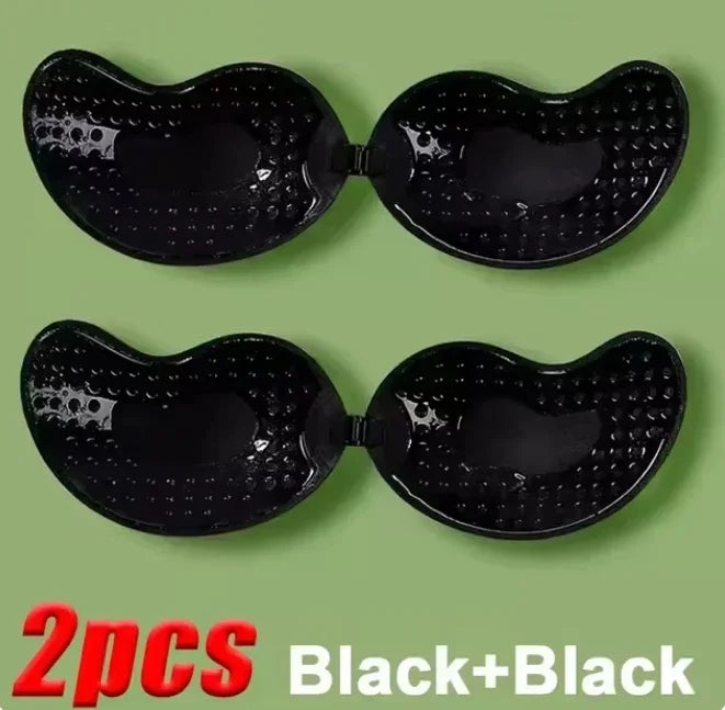Invisible Strapless Adhesive Stick Bra Breast Tape Push Up Bras Women Lingerie Seamless Silicone Nipple Covers Bralette Pasti