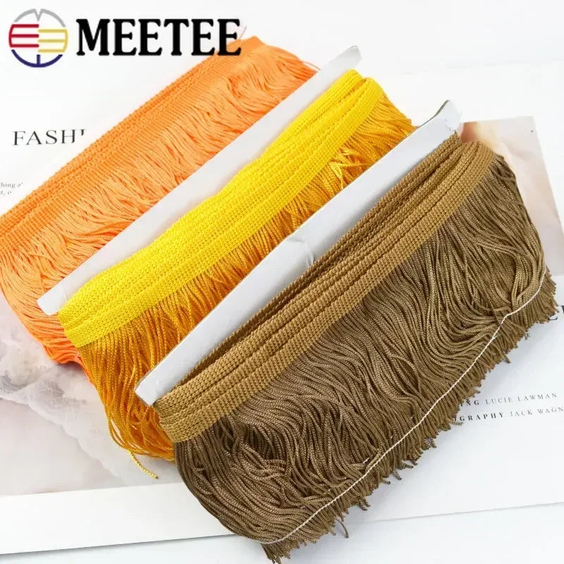 Lace Ribbon, Polyester Tassel Fringe Trim, Decorative Sewing Accessory, Lace Runner for Events, DIY Craft Project Supplies